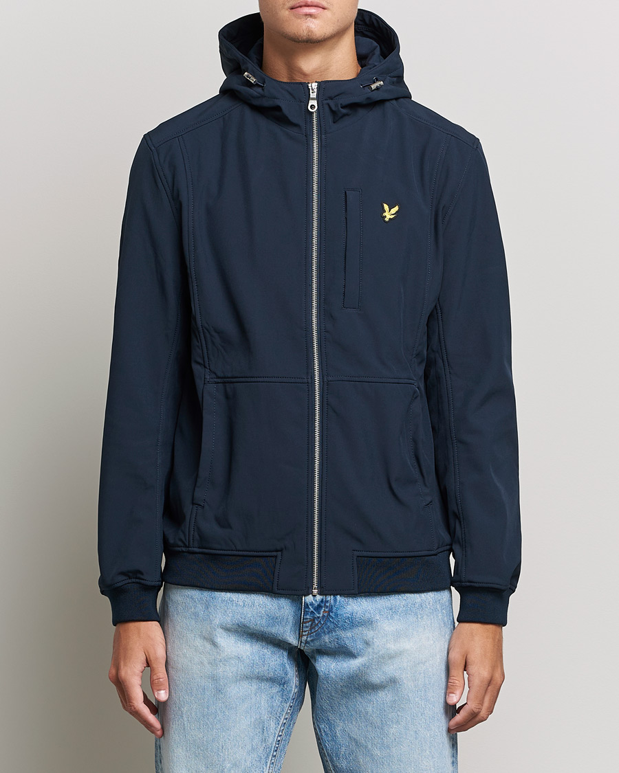Herren | Jacken | Lyle & Scott | Softshell Hooded Jacket Dark Navy