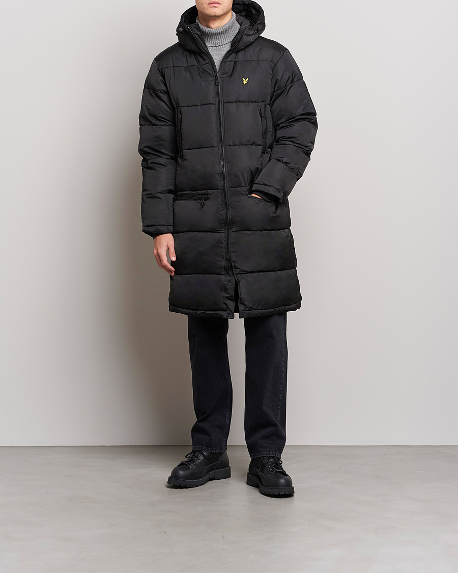 Herren | Jacken | Lyle & Scott | Long Line Wadded Jacket Black