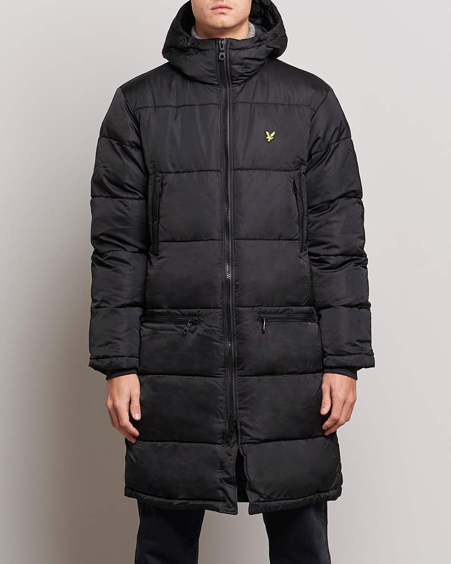 Herren | Jacken | Lyle & Scott | Long Line Wadded Jacket Black