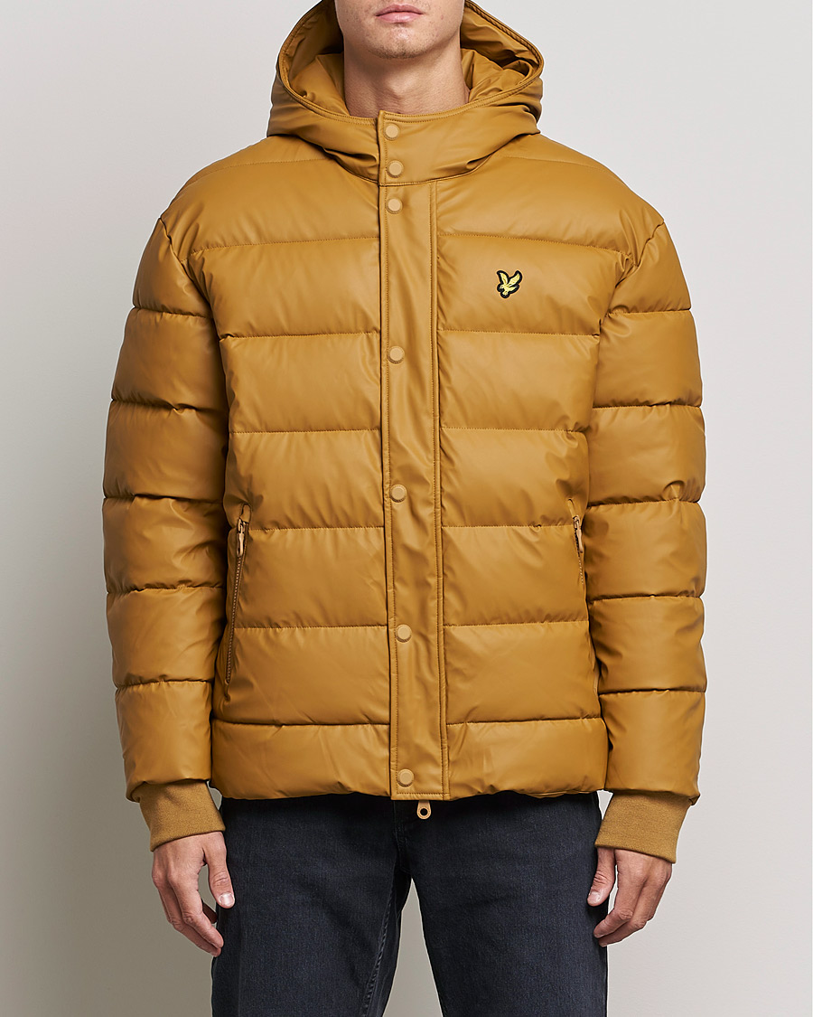Herren | Jacken | Lyle & Scott | Rubberised Puffer Jacket Anniversary Gold
