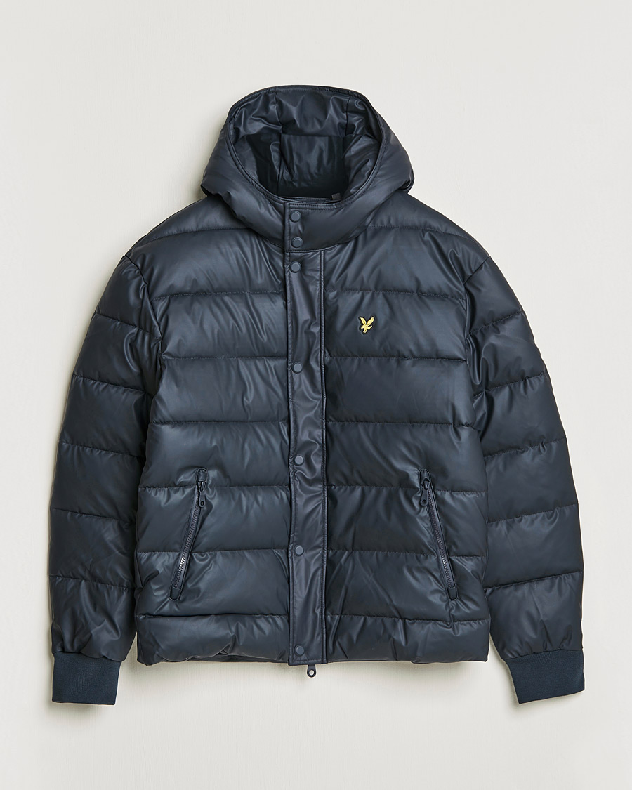 Herren | Jacken | Lyle & Scott | Rubberised Puffer Jacket Dark Navy