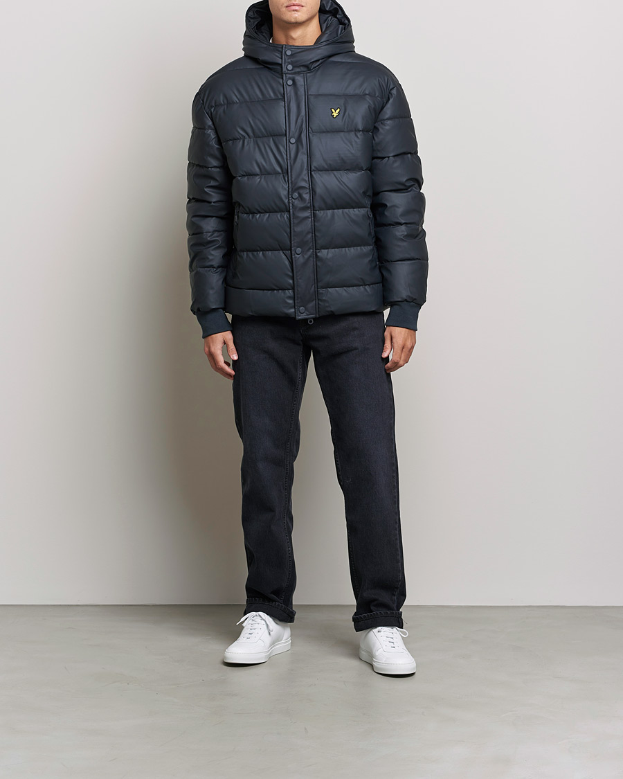 Herren | Jacken | Lyle & Scott | Rubberised Puffer Jacket Dark Navy