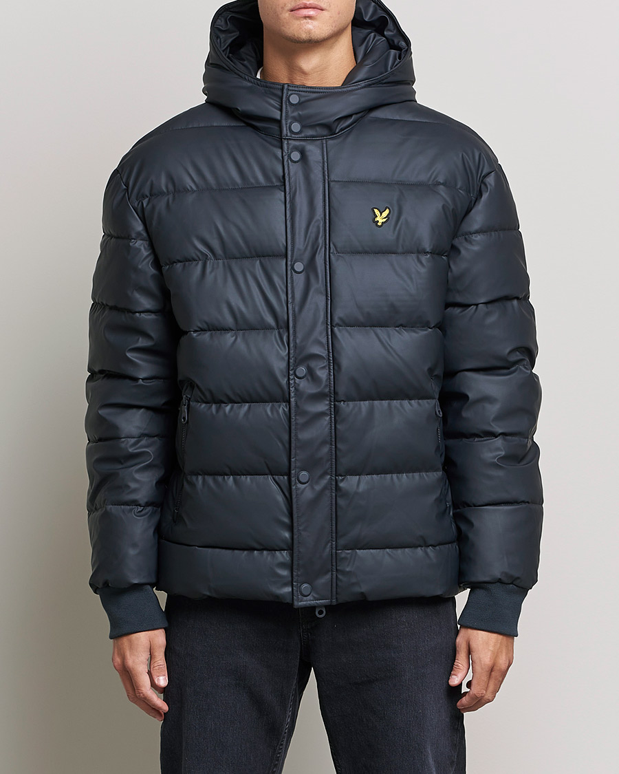 Herren | Jacken | Lyle & Scott | Rubberised Puffer Jacket Dark Navy