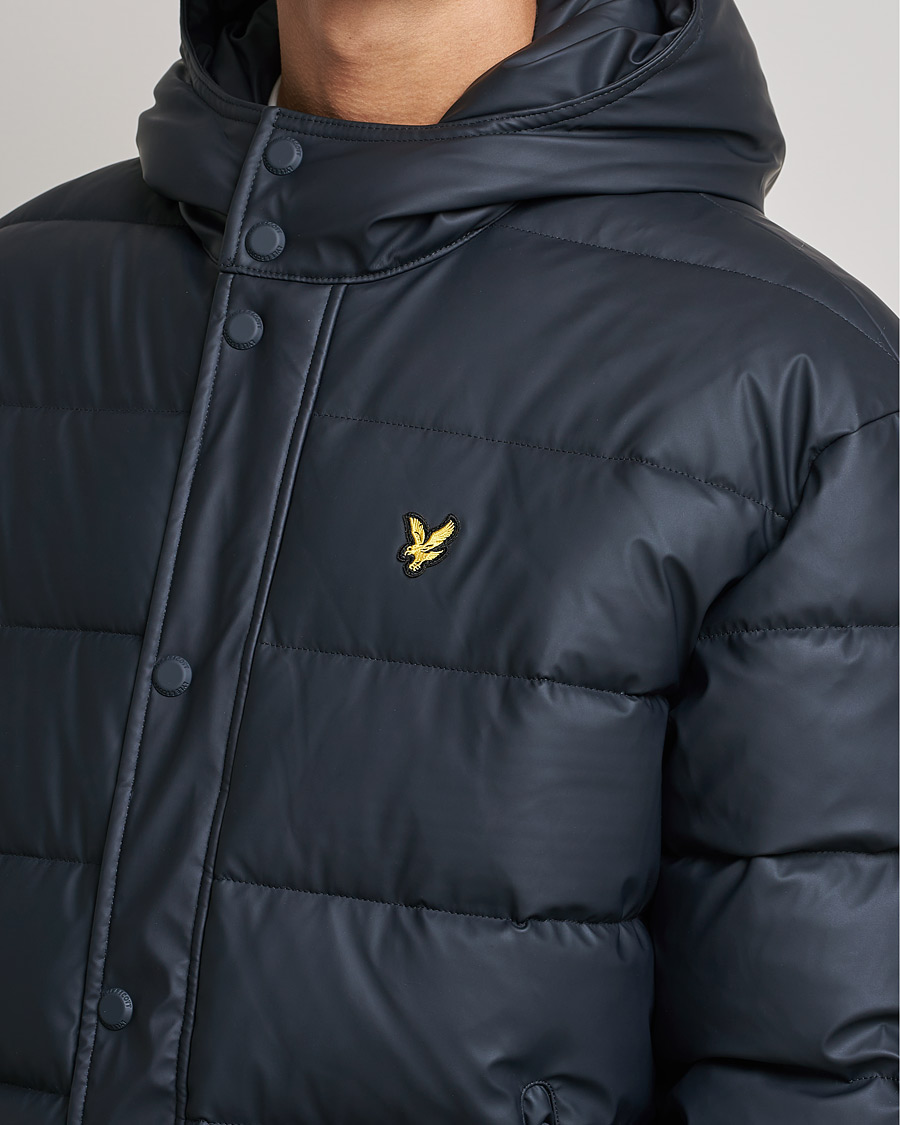 Herren | Jacken | Lyle & Scott | Rubberised Puffer Jacket Dark Navy