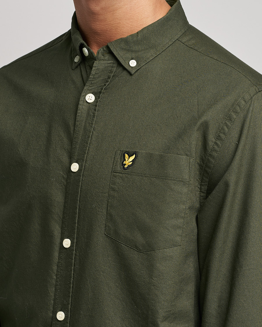 Herren | Hemden | Lyle & Scott | Lightweight Oxford Shirt Olive