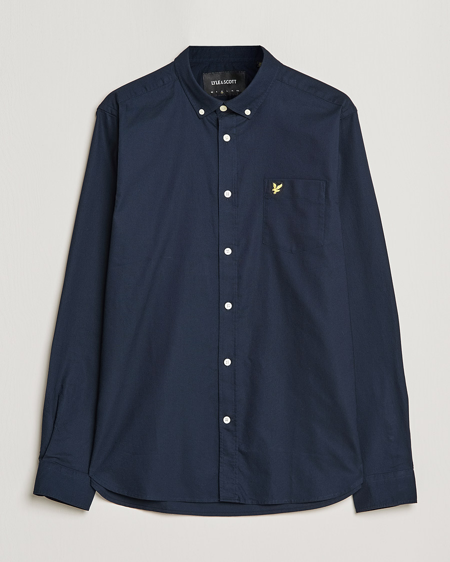 Herren | Hemden | Lyle & Scott | Lightweight Oxford Shirt Navy