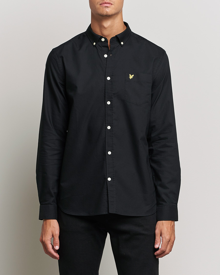 Herren | Hemden | Lyle & Scott | Lightweight Oxford Shirt Jet Black
