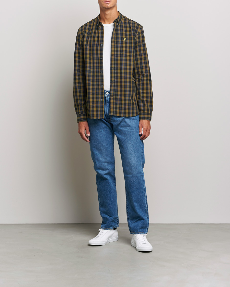 Herren | Hemden | Lyle & Scott | Checked Poplin Shirt Black