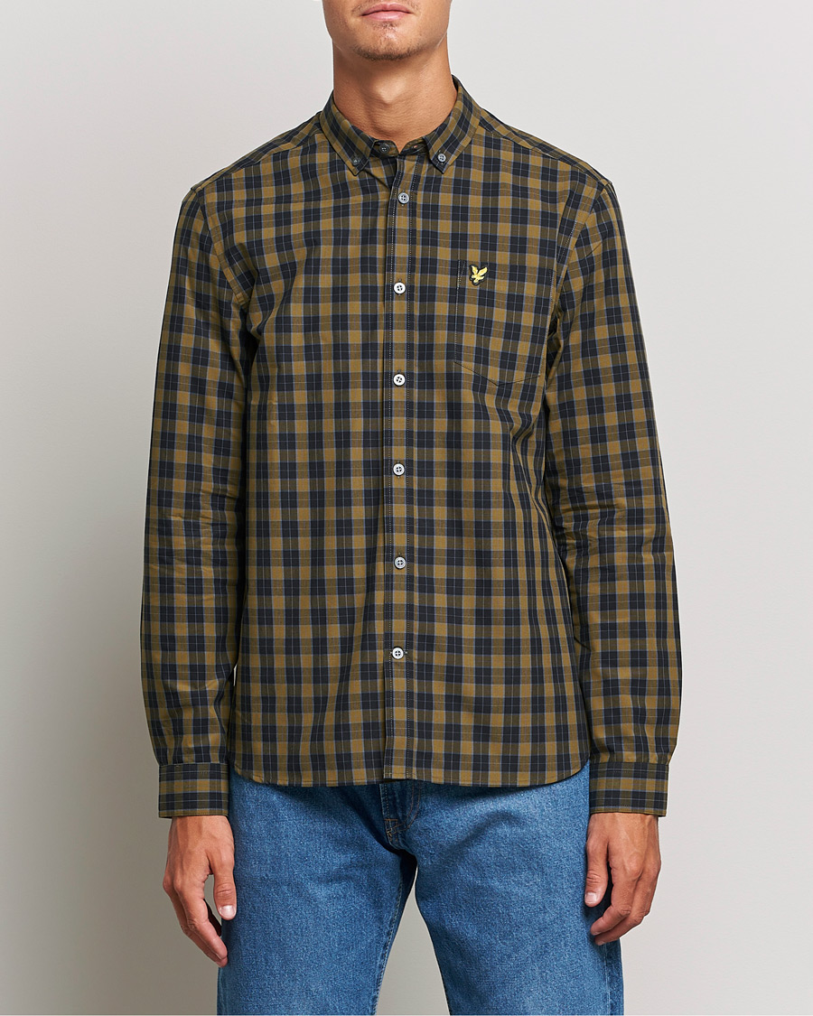 Herren | Hemden | Lyle & Scott | Checked Poplin Shirt Black
