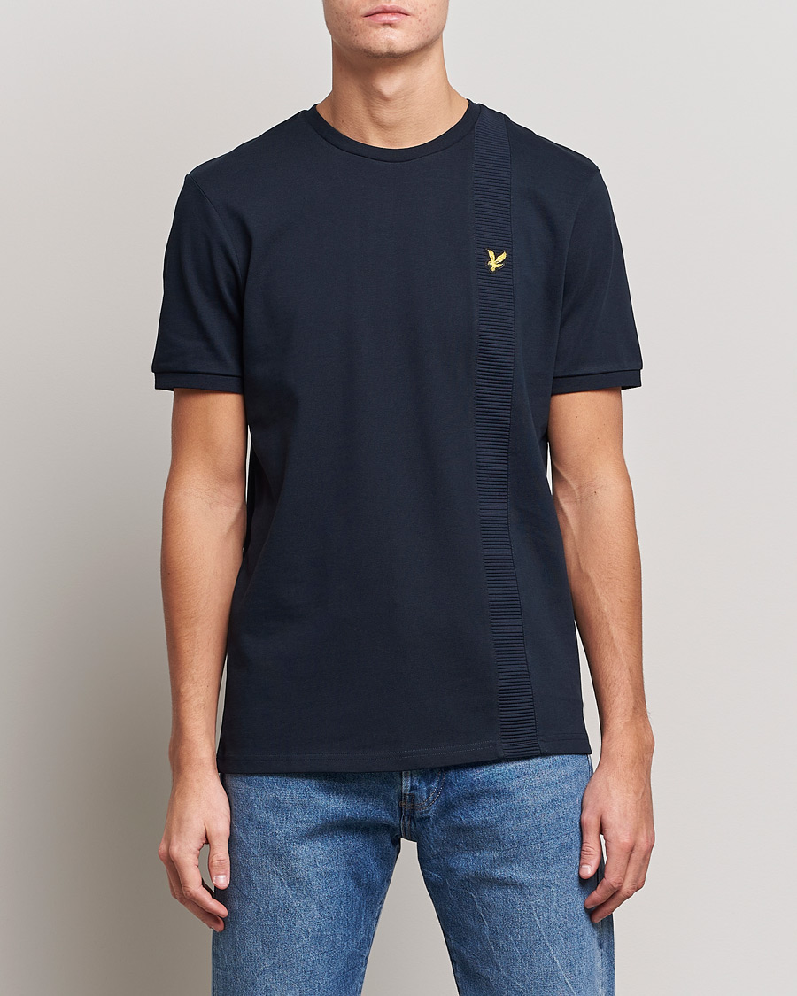 Herren | T-Shirts | Lyle & Scott | Panelled Tee Navy