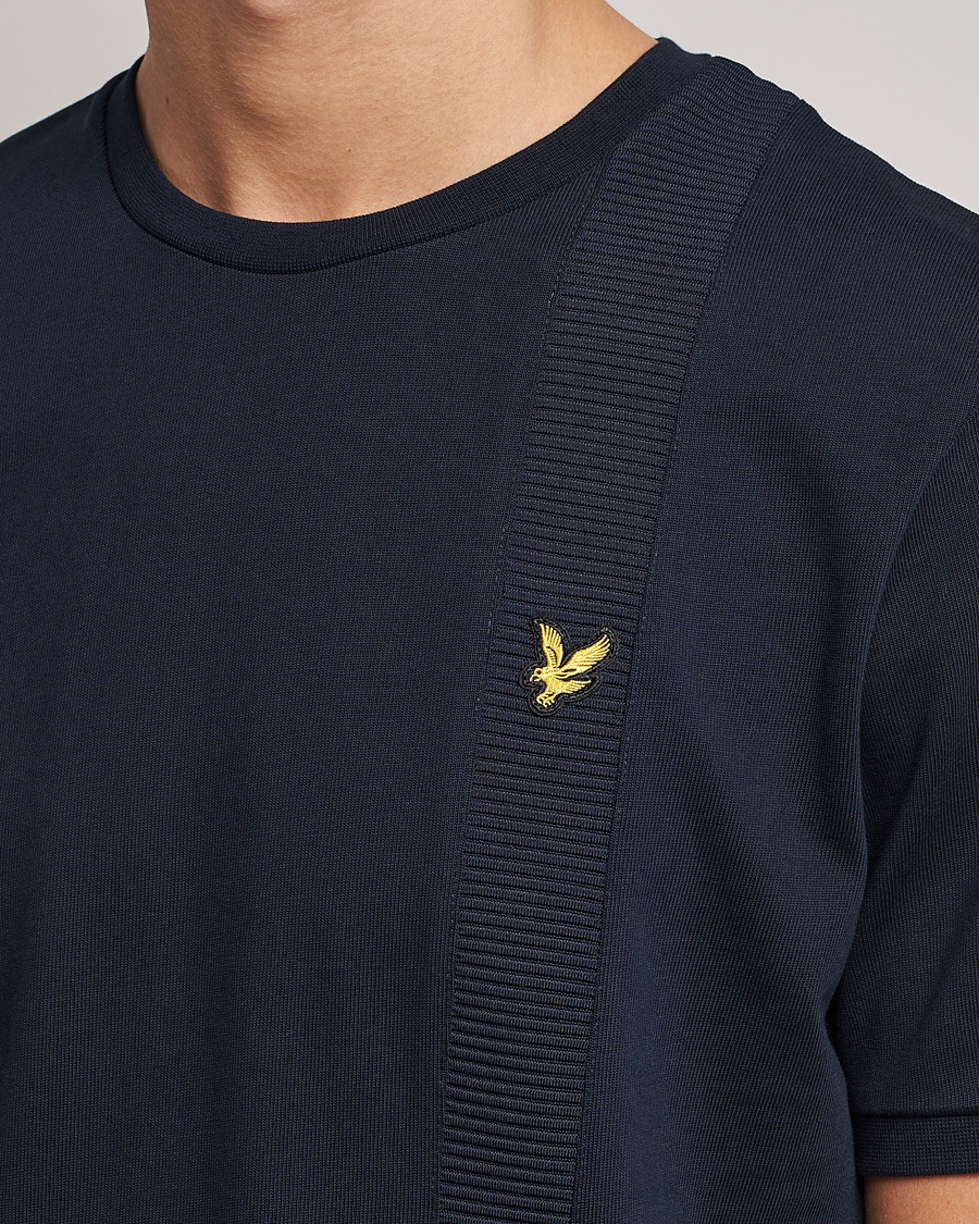 Herren | T-Shirts | Lyle & Scott | Panelled Tee Navy