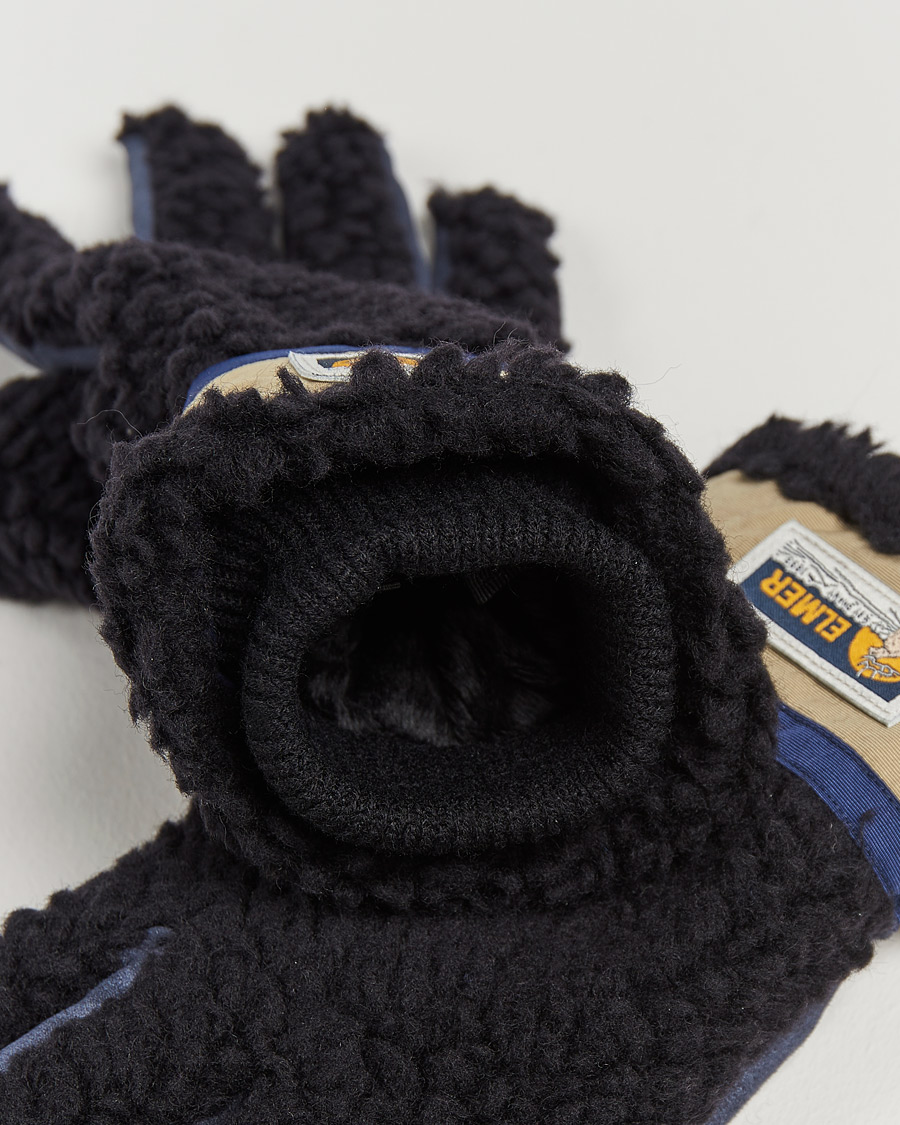 Herren | Elmer by Swany Sota Wool Teddy Gloves Black | Elmer by Swany | Sota Wool Teddy Gloves Black