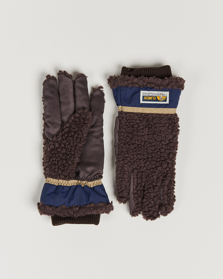 Herren | Elmer by Swany Sota Wool Teddy Gloves Brown | Elmer by Swany | Sota Wool Teddy Gloves Brown