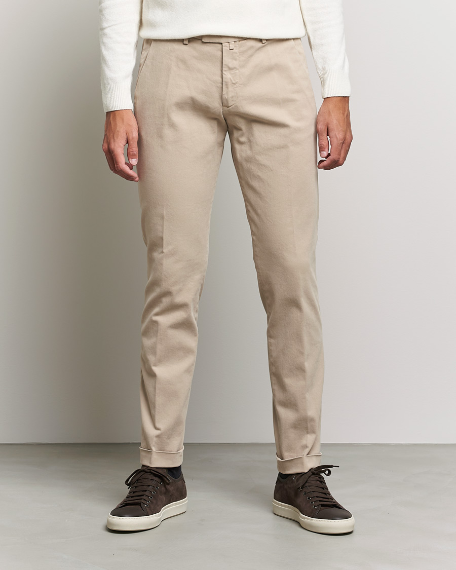Herren | Hosen | Briglia 1949 | Slim Fit Cotton Stretch Chino Beige