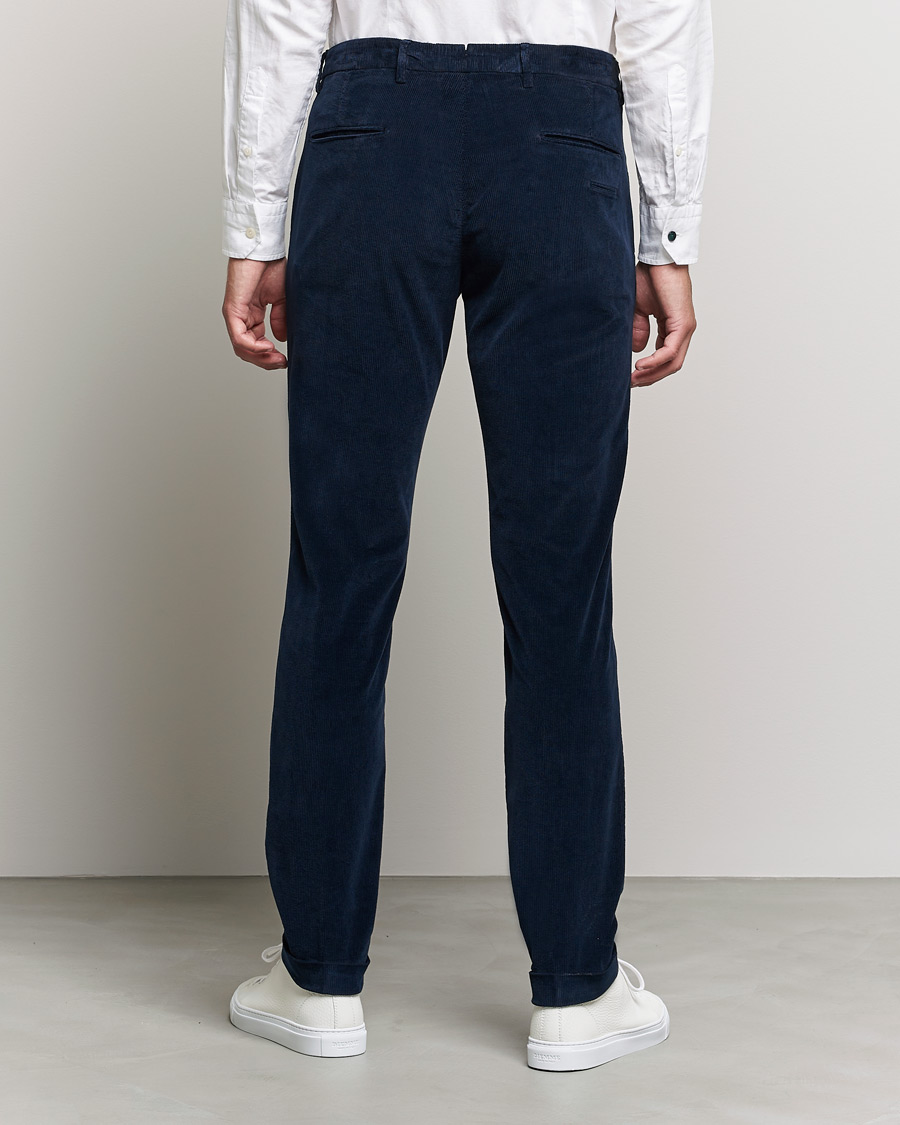 Herren | Hosen | Briglia 1949 | Slim Fit Corduroy Trousers Navy