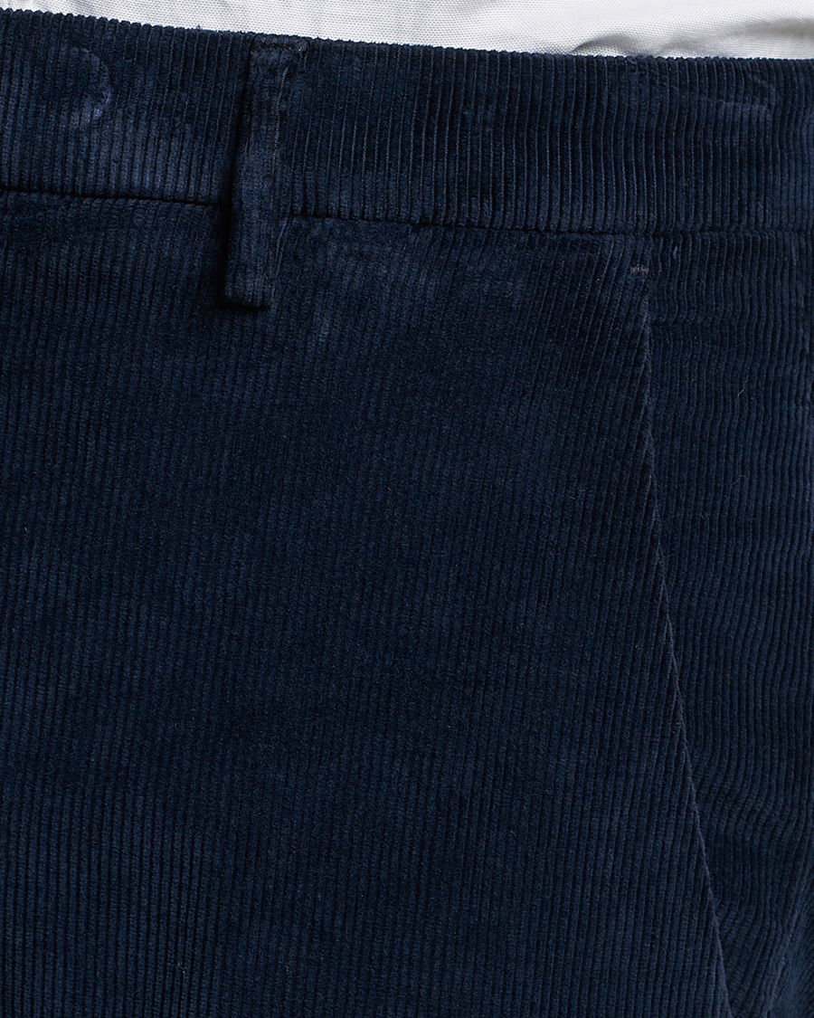 Herren | Hosen | Briglia 1949 | Slim Fit Corduroy Trousers Navy