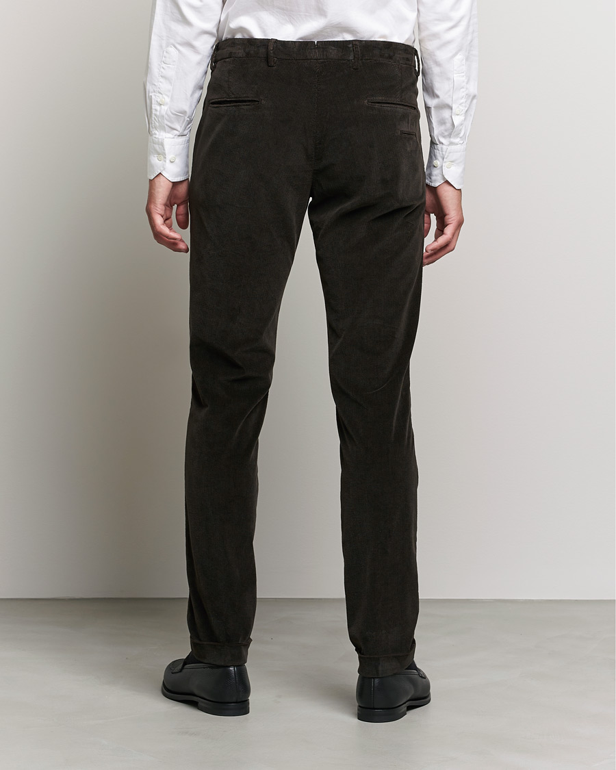 Herren | Hosen | Briglia 1949 | Slim Fit Corduroy Trousers Dark Brown