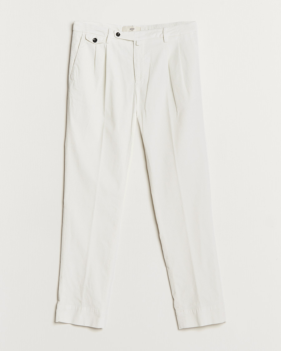 Herren | Hosen | Briglia 1949 | Easy Fit Corduroy Trousers Off White