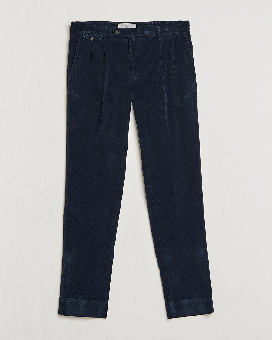 Herren | Hosen | Briglia 1949 | Easy Fit Corduroy Trousers Navy