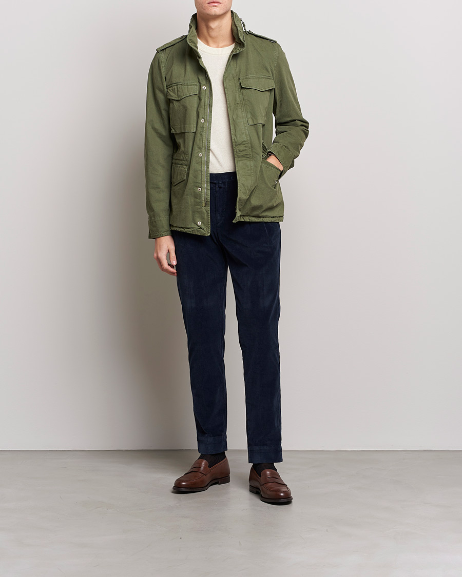 Herren | Hosen | Briglia 1949 | Easy Fit Corduroy Trousers Navy