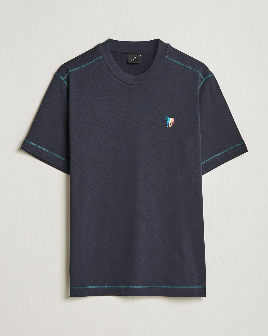 Herren | T-Shirts | PS Paul Smith | Zebra Organic Cotton T-Shirt Navy