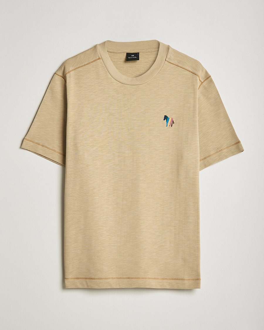 Herren | T-Shirts | PS Paul Smith | Zebra Organic Cotton T-Shirt Sand