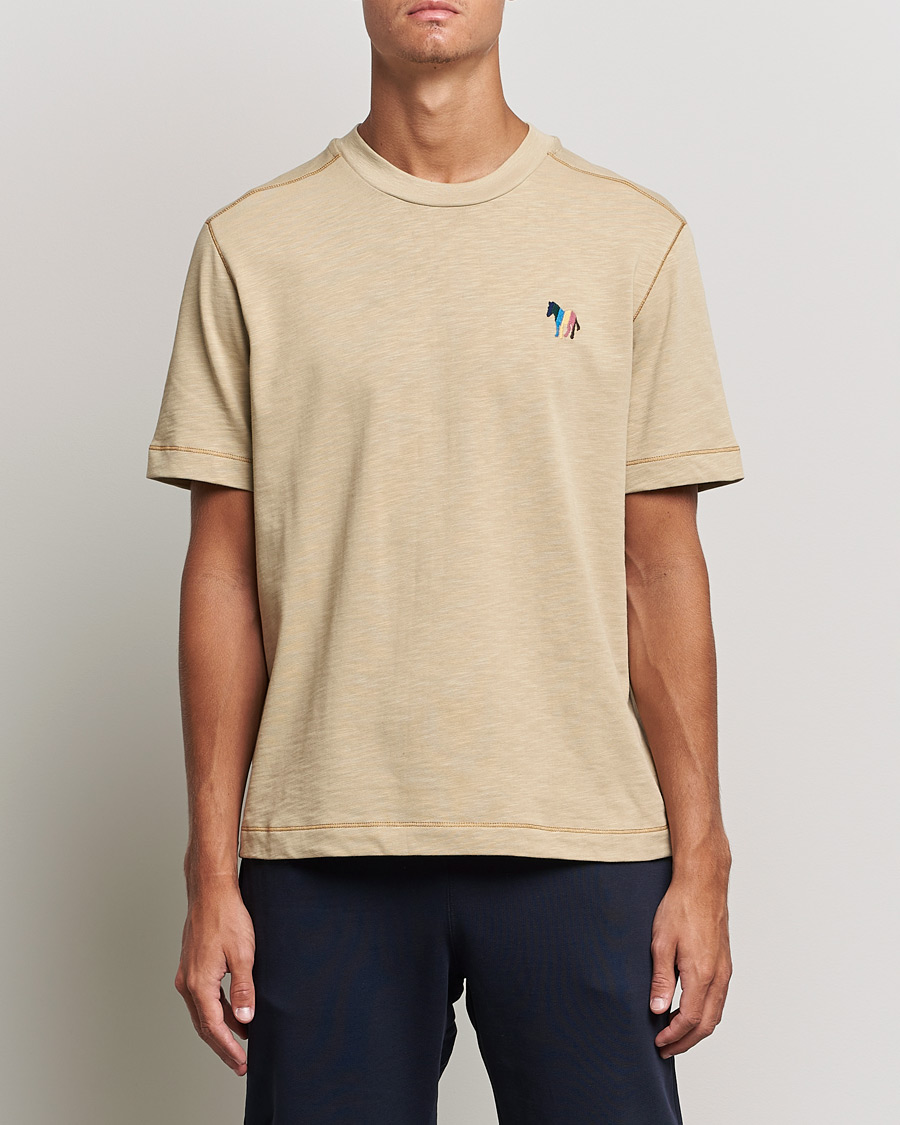 Herren | T-Shirts | PS Paul Smith | Zebra Organic Cotton T-Shirt Sand