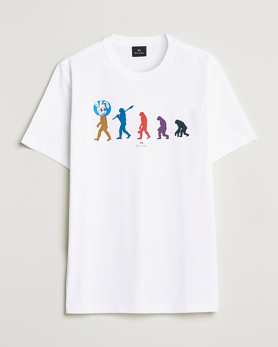 Herren | T-Shirts | PS Paul Smith | Evolution Cotton T-Shirt White
