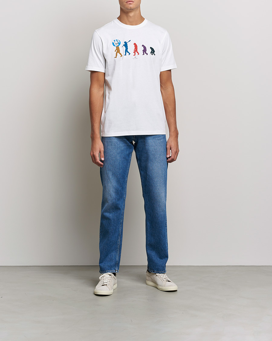 Herren | T-Shirts | PS Paul Smith | Evolution Cotton T-Shirt White