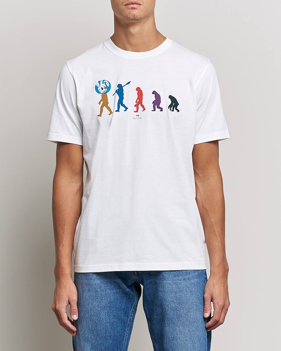 Herren | T-Shirts | PS Paul Smith | Evolution Cotton T-Shirt White