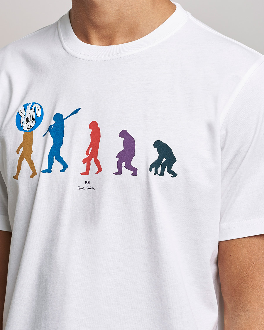 Herren | T-Shirts | PS Paul Smith | Evolution Cotton T-Shirt White