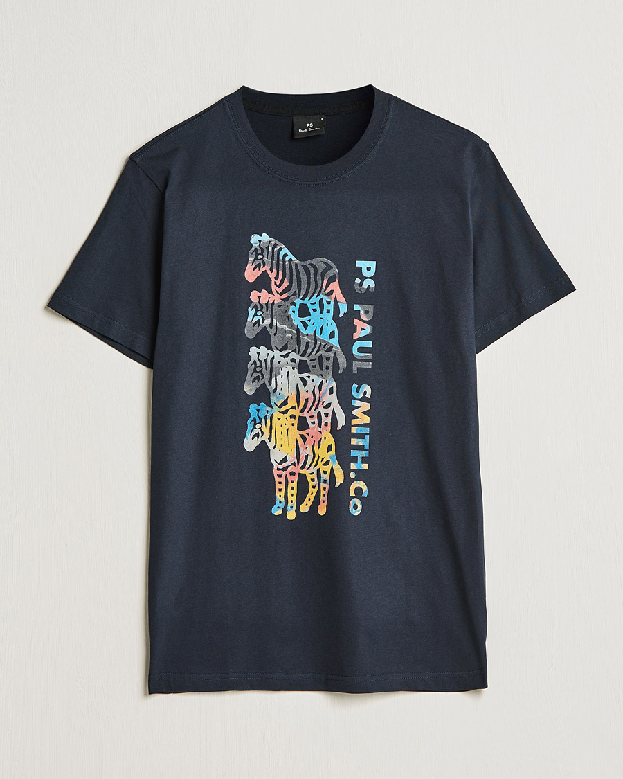 Herren | T-Shirts | PS Paul Smith | Zebra T-Shirt Navy