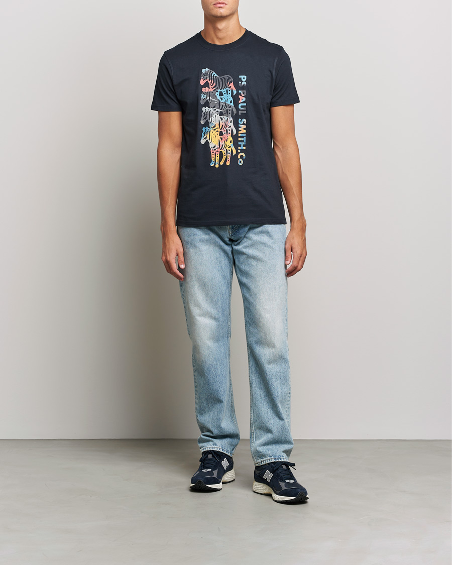 Herren | T-Shirts | PS Paul Smith | Zebra T-Shirt Navy