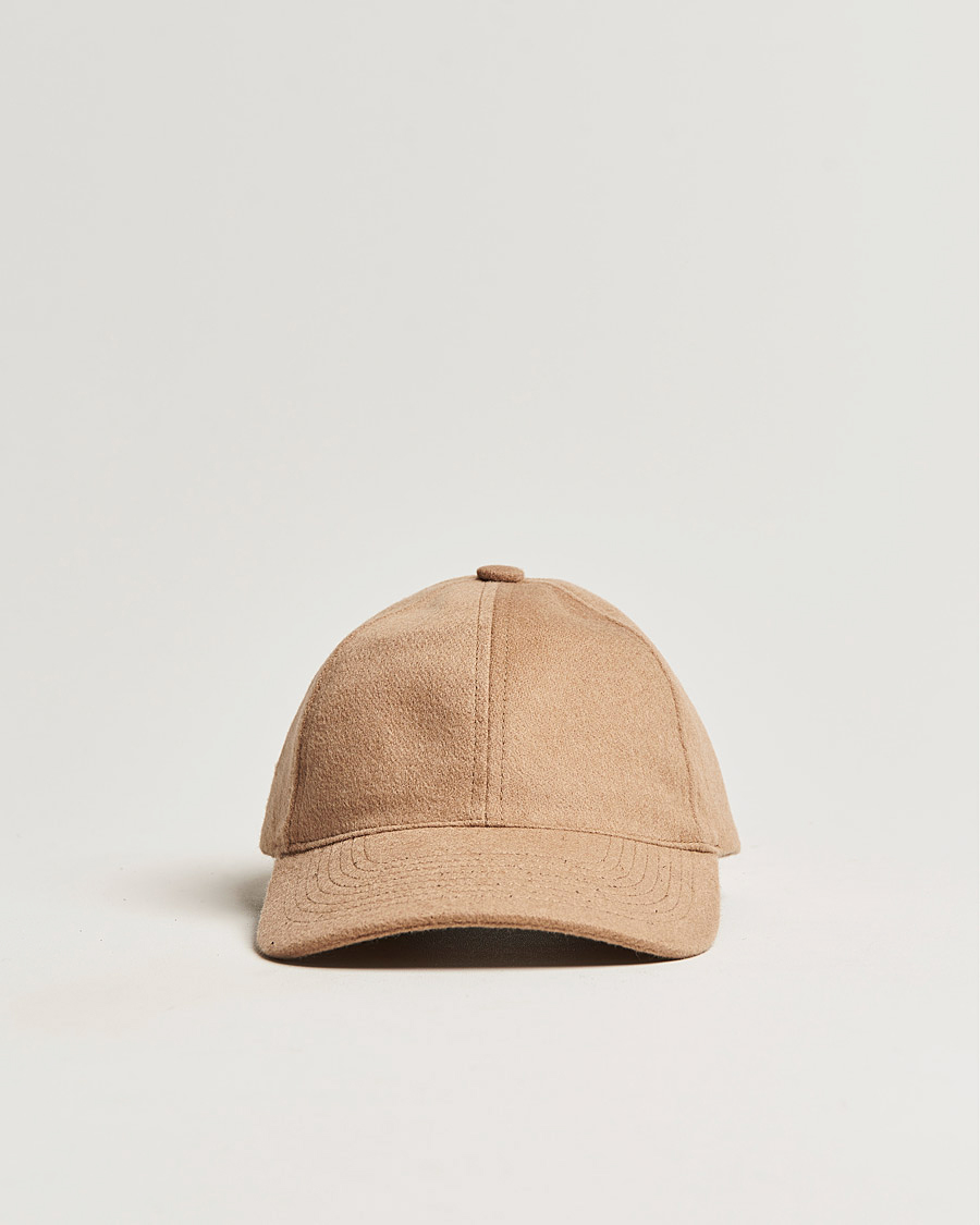 Herren | Varsity Headwear Cashmere Soft Front Baseball Cap Camel | Varsity Headwear | Cashmere Soft Front Baseball Cap Camel