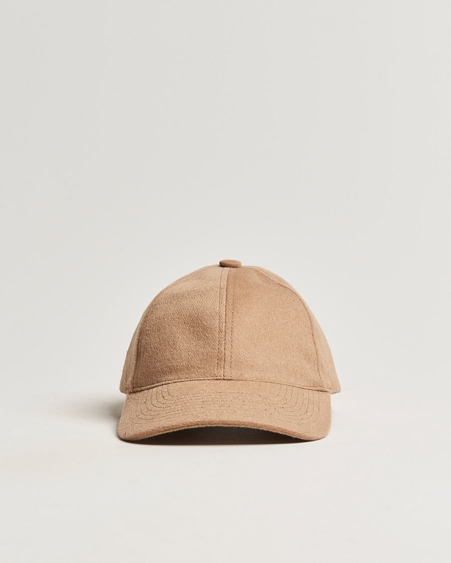 Herren | Varsity Headwear Cashmere Soft Front Baseball Cap Camel | Varsity Headwear | Cashmere Soft Front Baseball Cap Camel