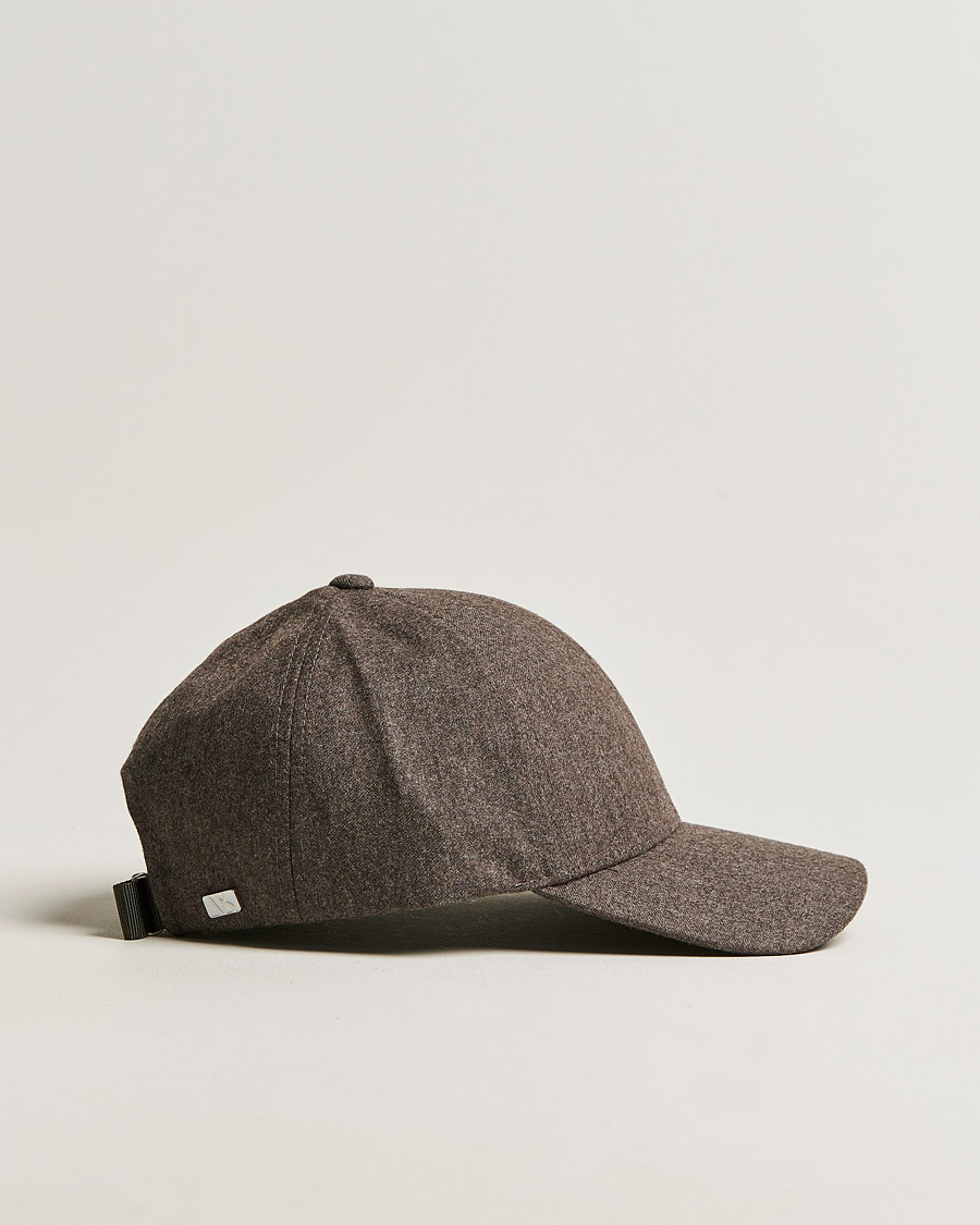 Herren | Varsity Headwear Flannel Baseball Cap Taupe Brown | Varsity Headwear | Flannel Baseball Cap Taupe Brown