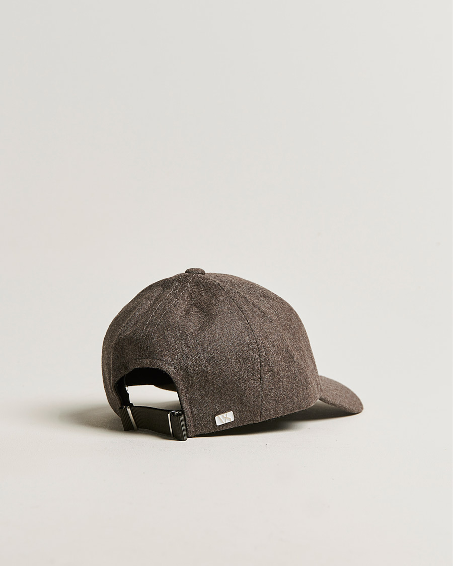 Herren | Varsity Headwear Flannel Baseball Cap Taupe Brown | Varsity Headwear | Flannel Baseball Cap Taupe Brown