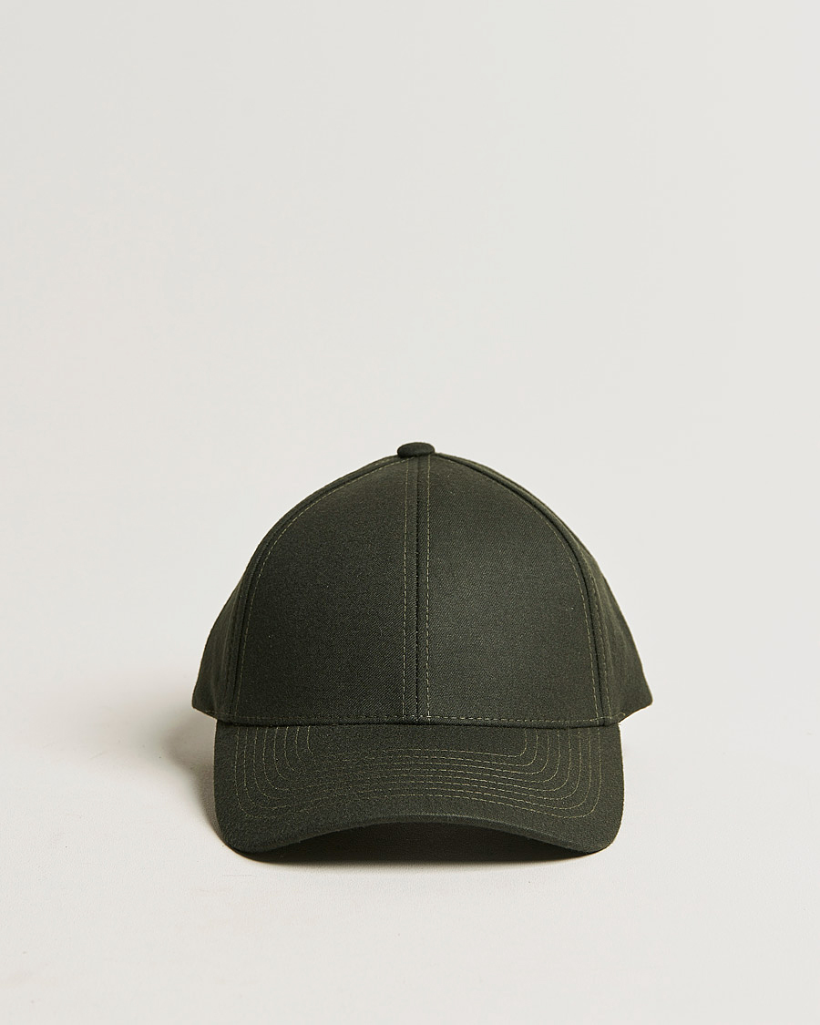 Herren | Varsity Headwear Wool Tech Baseball Cap Green | Varsity Headwear | Wool Tech Baseball Cap Green