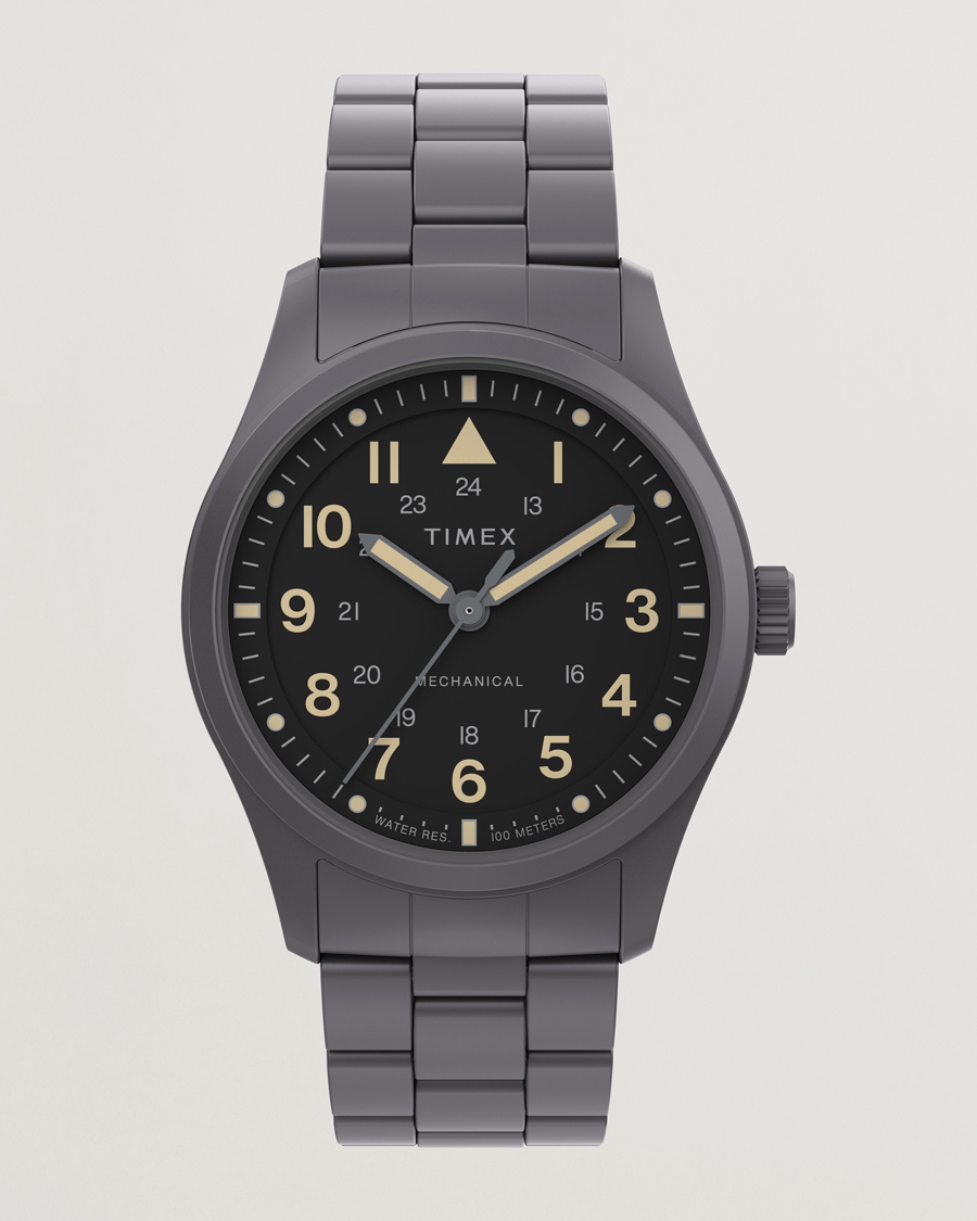 Herren | Timex Field Post Mechanical Watch 38mm Gunmetal Finish | Timex | Field Post Mechanical Watch 38mm Gunmetal Finish