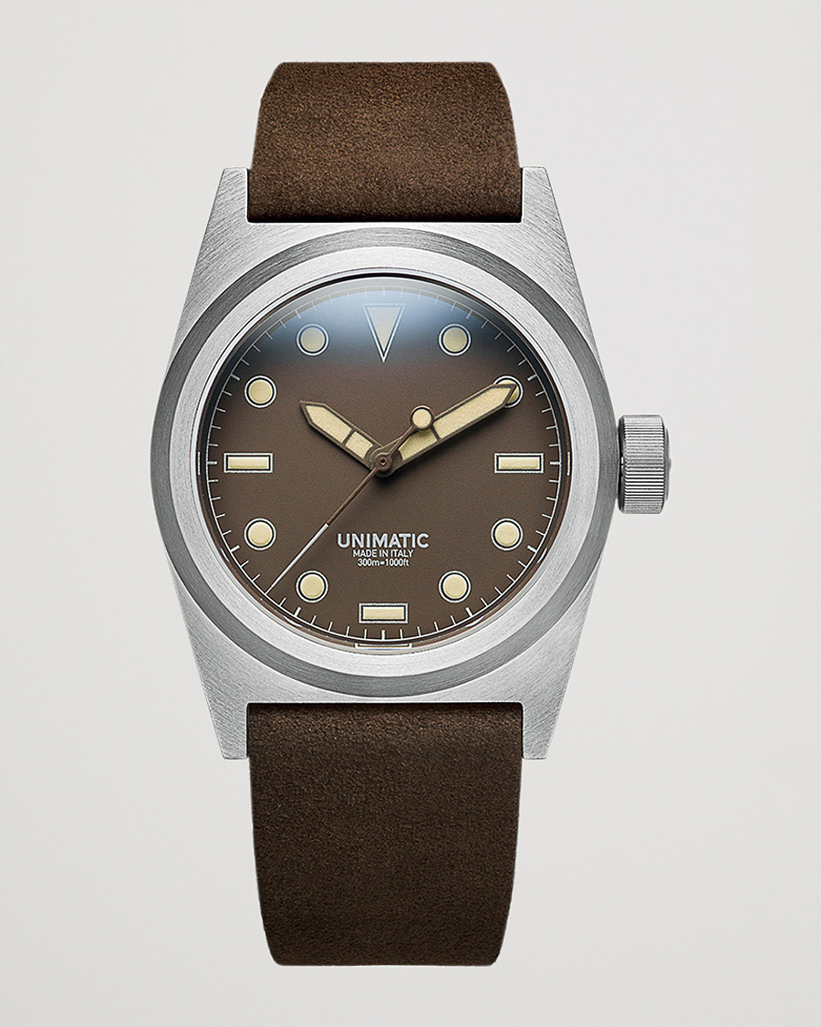 Herren | UNIMATIC Modello Due Field Watch Mocha Brown | UNIMATIC | Modello Due Field Watch Mocha Brown