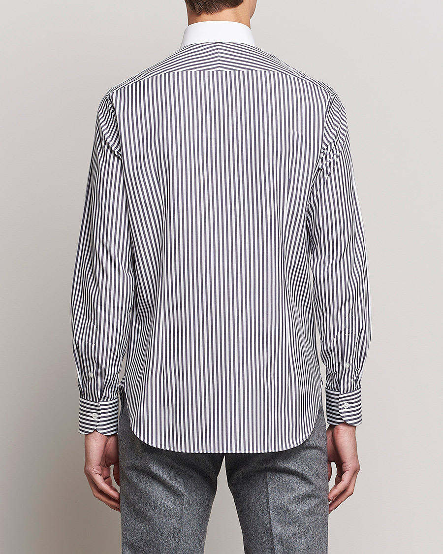 Herren | Hemden | Beams F | Tab Collar Dress Shirt Grey/White
