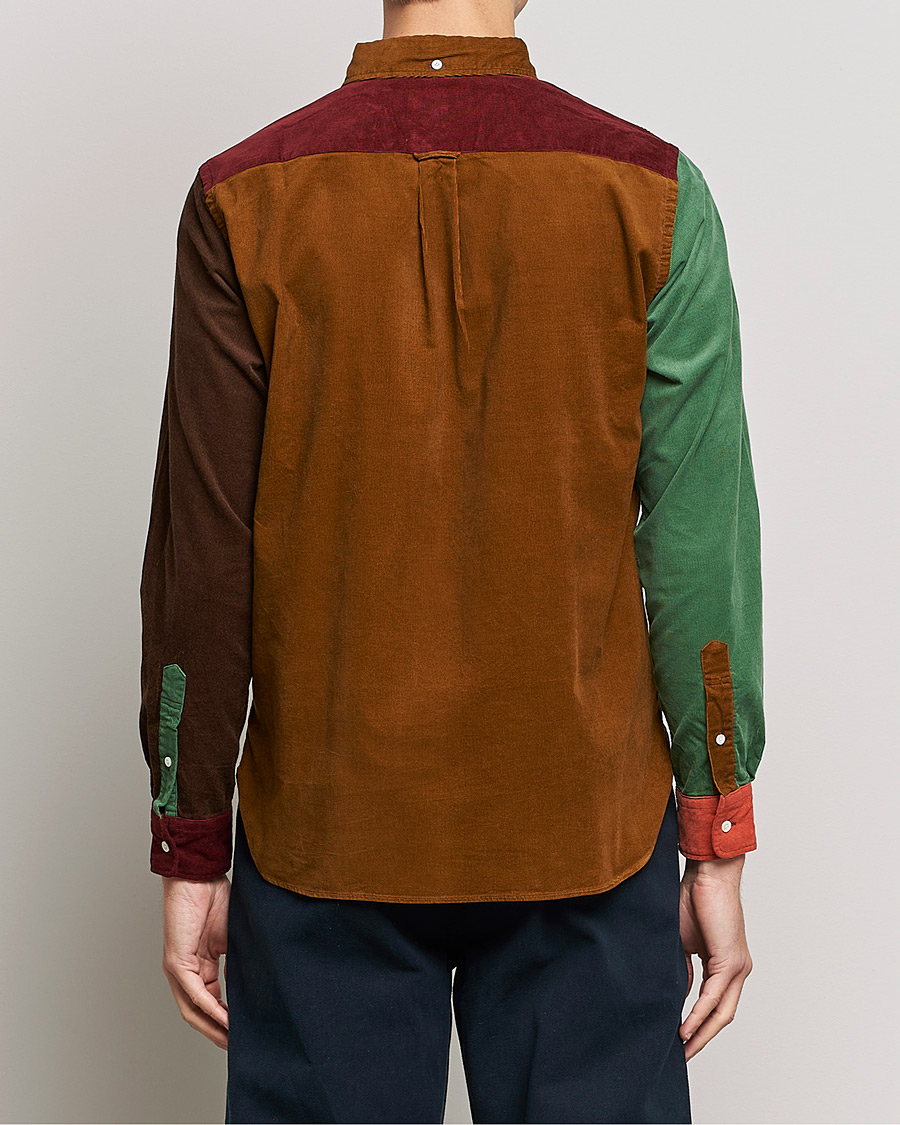 Herren | Hemden | BEAMS PLUS | Corduroy Panel Button Down Shirt Golden Brown