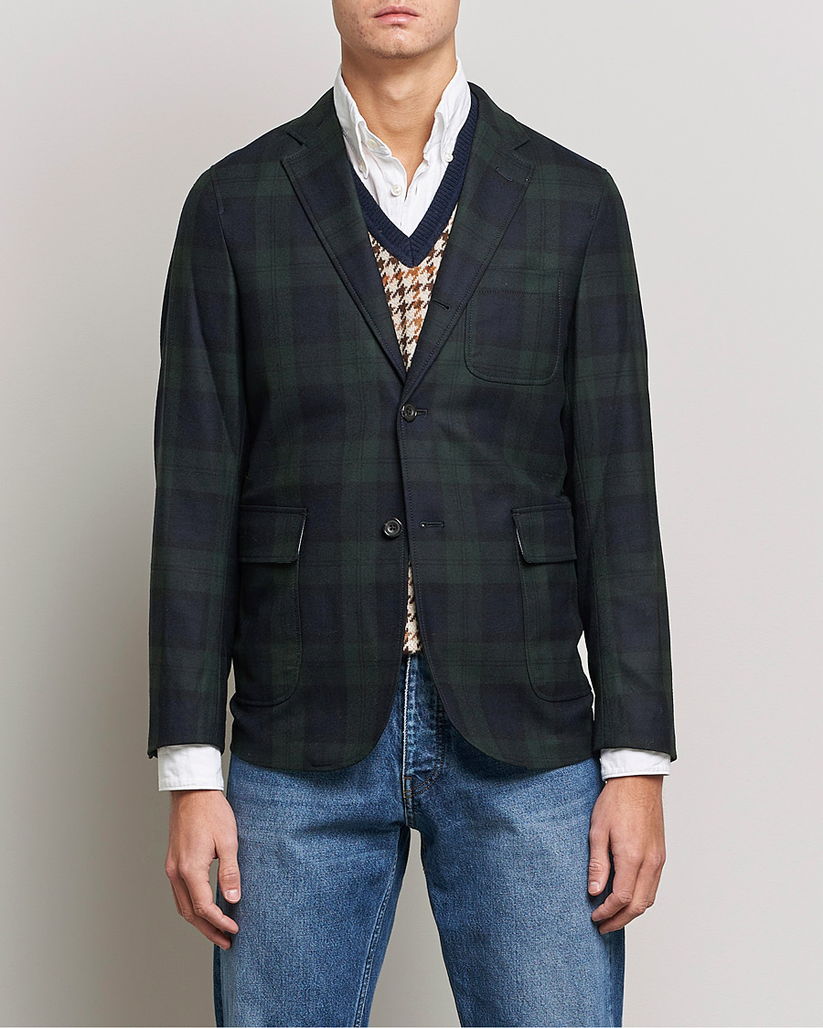Herren | Sakkos | BEAMS PLUS | Flannel Blazer Blackwatch