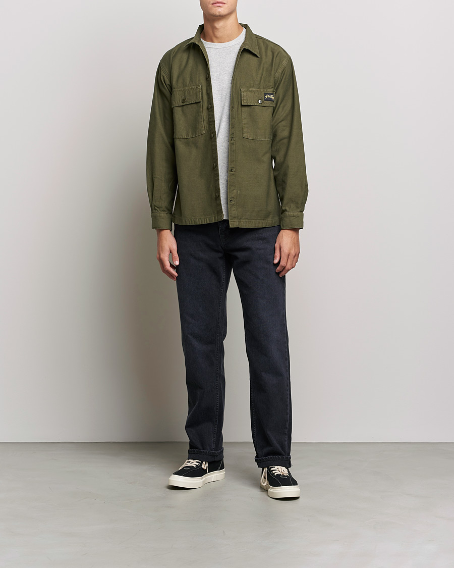 Herren | Hemden | Stan Ray | CPO Sateen Overshirt Dark Olive