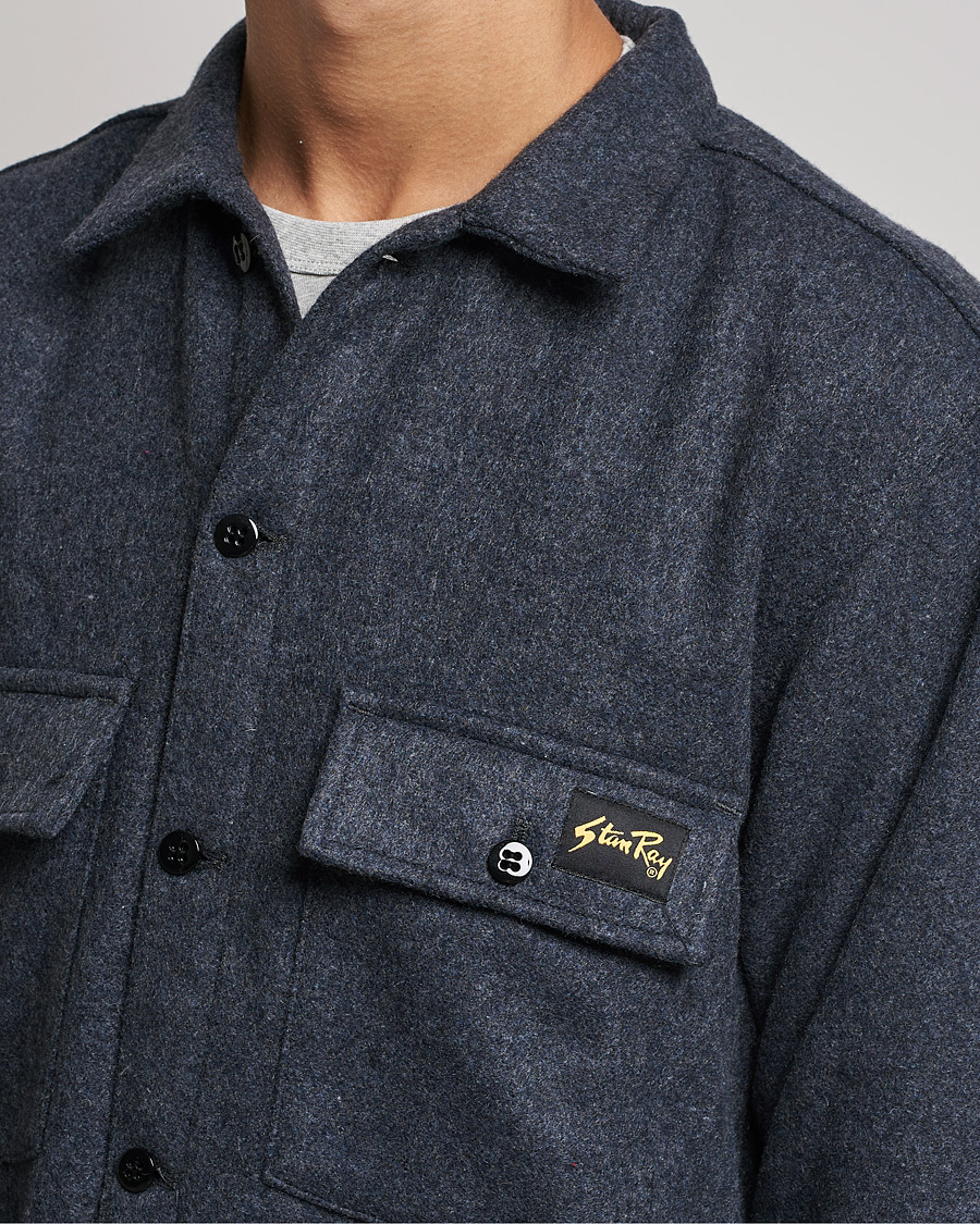 Herren | Hemden | Stan Ray | CPO Wool Overshirt Mid Grey