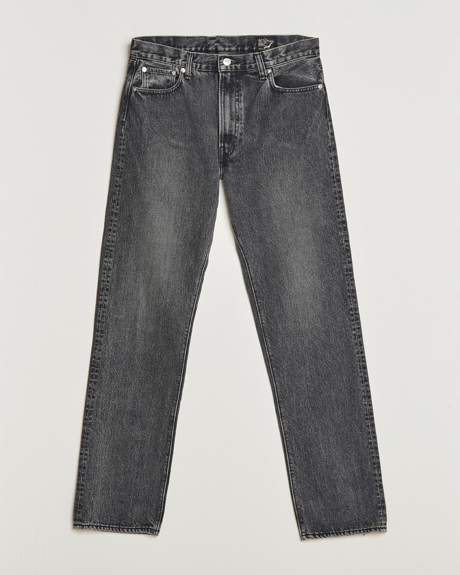 Herren | Jeans | orSlow | Tapered Fit 107 Jeans Black Stone Wash