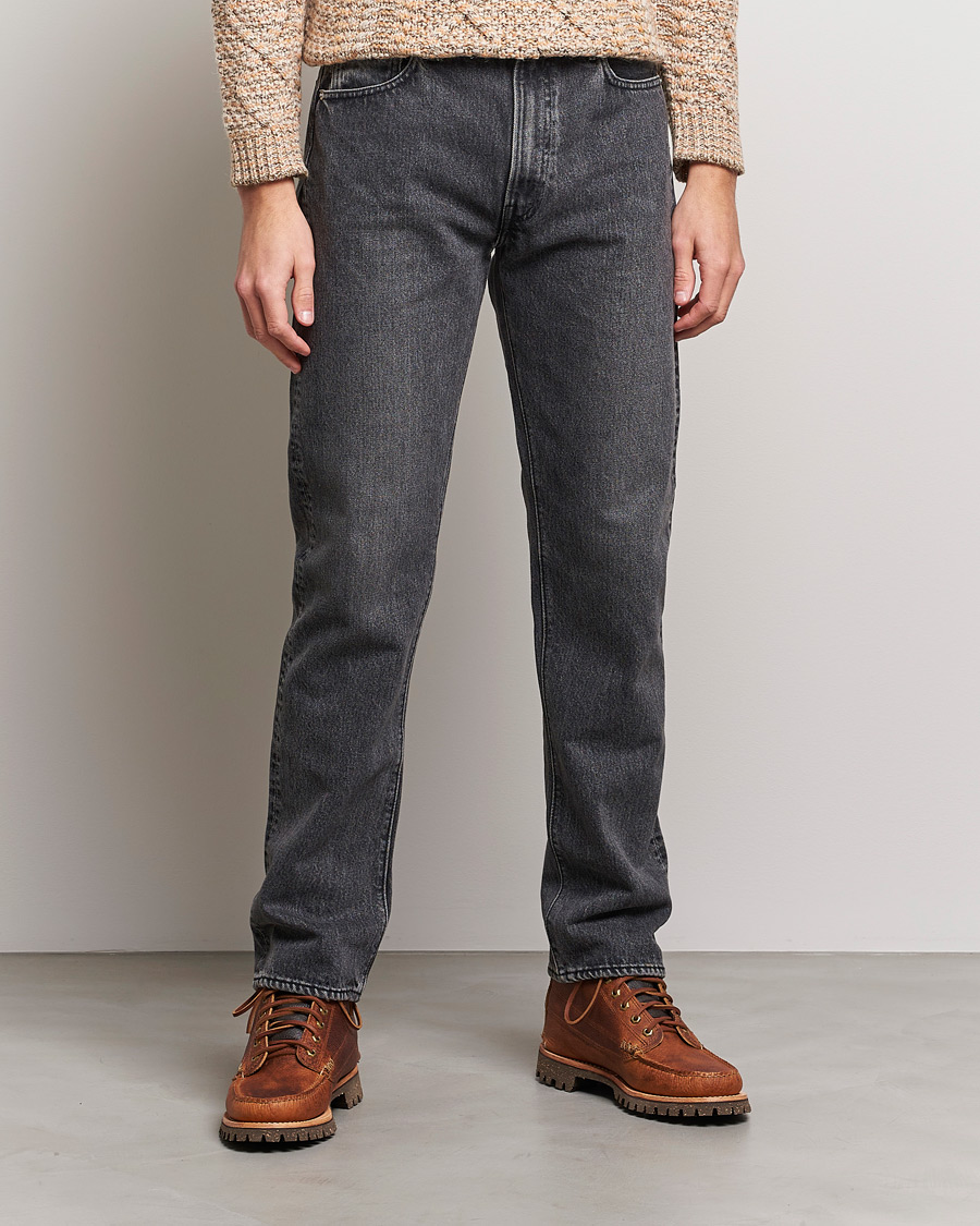 Herren | Jeans | orSlow | Tapered Fit 107 Jeans Black Stone Wash