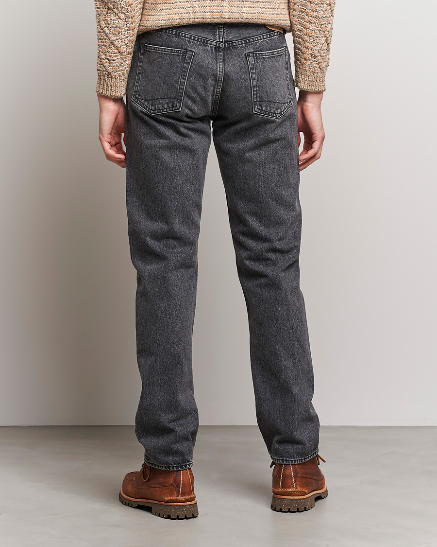Herren | Jeans | orSlow | Tapered Fit 107 Jeans Black Stone Wash