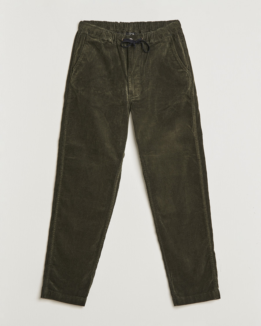 Herren | Hosen | orSlow | New Yorker Corduroy Pants Army Green