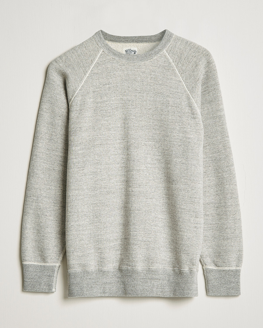 Herren | Pullover | orSlow | Loop Wheel Sweatshirt Heather Grey